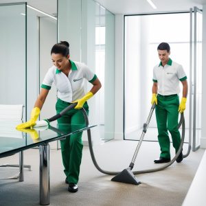 Cityhilfer team providing deep cleaning services in Berlin