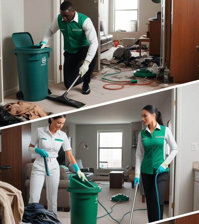 Professional cleaners deep cleaning for move-in/move-out in Berlin Germany